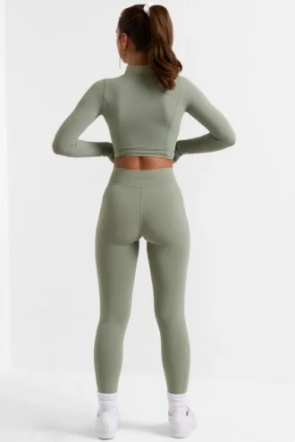 Leggings a gamba lunga Soft Active in verde bambù