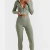 Leggings a gamba lunga Soft Active in verde bambù Leggings a gamba lunga Soft Active in verde bambù