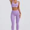 Leggings a vita alta Define Luxe in lilla