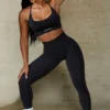 Leggings a vita alta Define Luxe in nero Leggings a vita alta Define Luxe in nero