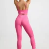 Leggings a vita alta Define Luxe in rosa shocking
