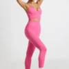 Leggings a vita alta Define Luxe in rosa shocking