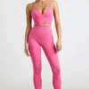 Leggings a vita alta Define Luxe in rosa shocking