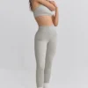 Leggings a vita alta FlexiRib in grigio