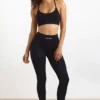 Leggings a vita alta FlexiRib in nero