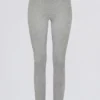 Leggings a vita alta senza cuciture Super Sculpt in grigio melange Leggings a vita alta senza cuciture Super Sculpt in grigio melange