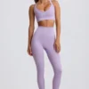 Leggings a vita alta senza cuciture Super Sculpt in lilla tenue Leggings a vita alta senza cuciture Super Sculpt in lilla tenue