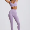 Leggings a vita alta senza cuciture Super Sculpt in lilla tenue Leggings a vita alta senza cuciture Super Sculpt in lilla tenue