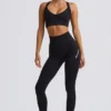 Leggings a vita alta senza cuciture Super Sculpt in nero Leggings a vita alta senza cuciture Super Sculpt in nero