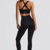 Leggings a vita alta senza cuciture Super Sculpt in nero Leggings a vita alta senza cuciture Super Sculpt in nero