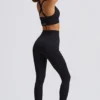 Leggings a vita alta senza cuciture Super Sculpt in nero Leggings a vita alta senza cuciture Super Sculpt in nero