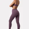 Leggings a zampa con arricciature Soft Active in Dusk