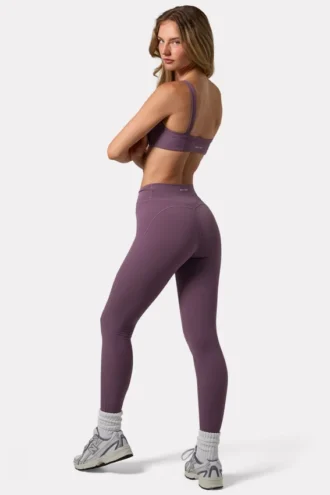 Leggings a zampa con arricciature Soft Active in Dusk