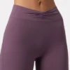 Leggings a zampa con arricciature Soft Active in Dusk