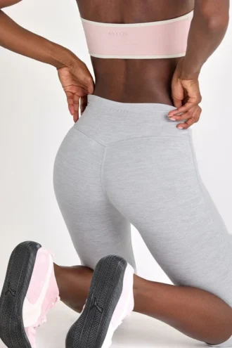 Leggings capri Soft Active in grigio melange