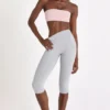 Leggings capri Soft Active in grigio melange Leggings capri Soft Active in grigio melange