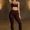 Leggings senza cuciture Super Sculpt in color cioccolato Leggings senza cuciture Super Sculpt in color cioccolato