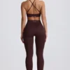 Leggings senza cuciture Super Sculpt in color cioccolato Leggings senza cuciture Super Sculpt in color cioccolato
