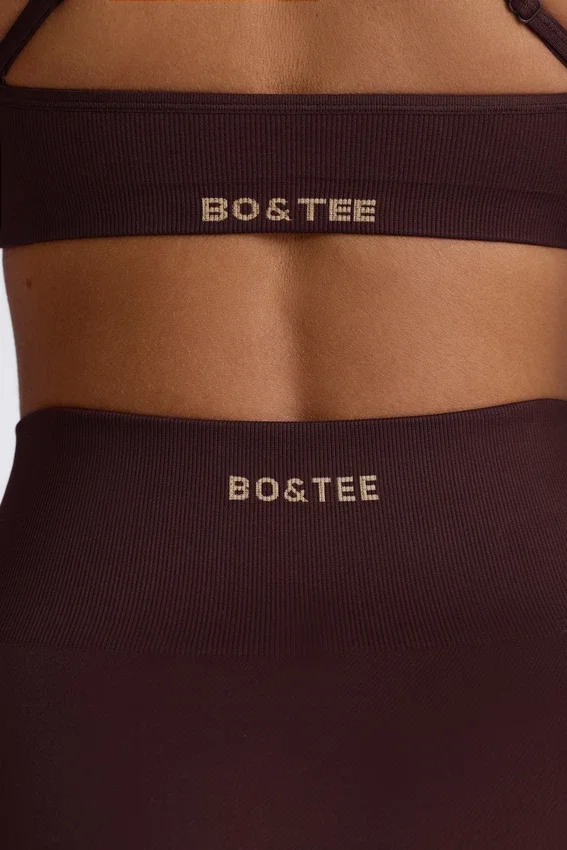 Leggings senza cuciture Super Sculpt in color cioccolato Leggings senza cuciture Super Sculpt in color cioccolato