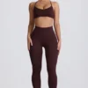 Leggings senza cuciture Super Sculpt in color cioccolato Leggings senza cuciture Super Sculpt in color cioccolato