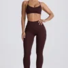 Leggings senza cuciture Super Sculpt in color cioccolato Leggings senza cuciture Super Sculpt in color cioccolato