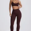 Leggings senza cuciture Super Sculpt in color cioccolato Leggings senza cuciture Super Sculpt in color cioccolato