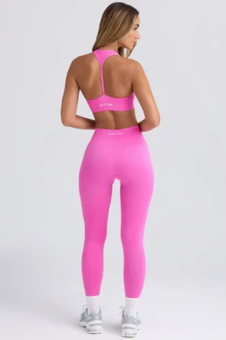 Leggings senza cuciture Super Sculpt in rosa zucchero
