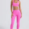 Leggings senza cuciture Super Sculpt in rosa zucchero Leggings senza cuciture Super Sculpt in rosa zucchero