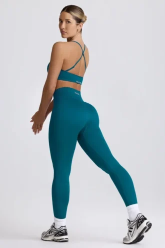 Leggings senza cuciture Super Sculpt in verde acqua