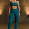 Leggings senza cuciture Super Sculpt in verde acqua Leggings senza cuciture Super Sculpt in verde acqua