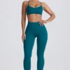 Leggings senza cuciture Super Sculpt in verde acqua Leggings senza cuciture Super Sculpt in verde acqua