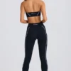 Leggings Soft Active a contrasto in nero Leggings Soft Active a contrasto in nero
