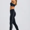 Leggings Soft Active a contrasto in nero Leggings Soft Active a contrasto in nero