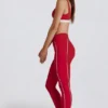 Leggings Soft Active a contrasto in rosso scuro Leggings Soft Active a contrasto in rosso scuro