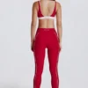 Leggings Soft Active a contrasto in rosso scuro Leggings Soft Active a contrasto in rosso scuro