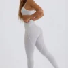 Leggings Soft Active a vita media in grigio