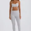 Leggings Soft Active a vita media in grigio