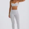 Leggings Soft Active a vita media in grigio