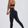 Leggings Soft Active a vita media in nero Leggings Soft Active a vita media in nero