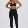 Leggings Soft Active a vita media in nero Leggings Soft Active a vita media in nero