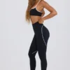Leggings Soft Active a vita media in nero Leggings Soft Active a vita media in nero
