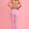 Leggings Soft Active a vita media in rosa antico