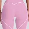 Leggings Soft Active a vita media in rosa antico