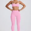 Leggings Soft Active a vita media in rosa baby
