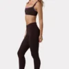 Leggings Soft Active con arricciature in color Espresso