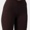 Leggings Soft Active con arricciature in color Espresso