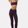 Leggings Soft Active con arricciature in Plum Leggings Soft Active con arricciature in Plum