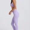 Leggings Soft Active con dettaglio intrecciato sul davanti in lilla Leggings Soft Active con dettaglio intrecciato sul davanti in lilla