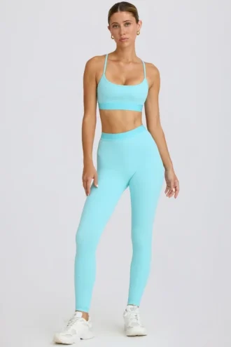 Leggings Soft Active in acquamarina