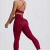 Leggings Super Sculpt senza cuciture in bordeaux Leggings Super Sculpt senza cuciture in bordeaux